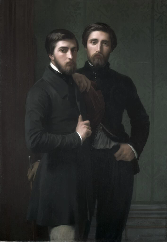 Hippolyte Flandrin - 118, Ritratto di René, Charles Dassy e suo fratello Jean, Baptiste, Claude, Amédé Dassy, Cleveland Museum of Art